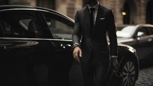Professional chauffeur offering Kitchener Waterloo & London Limo airport services.