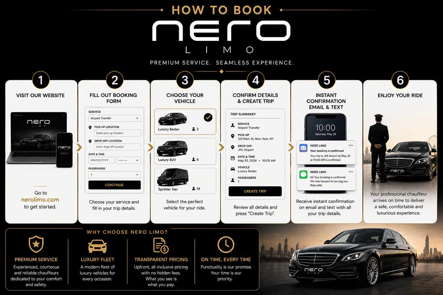 Nero Limo™ limo in Toronto