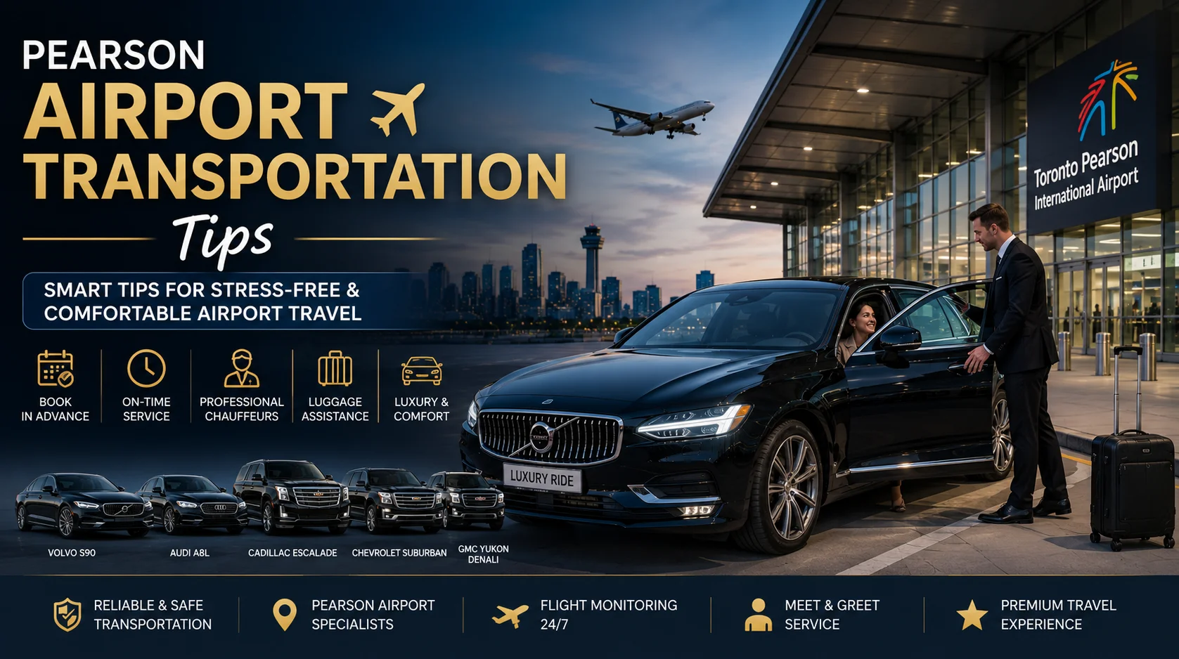 TIFF Transportation Pearson Airport Transportation