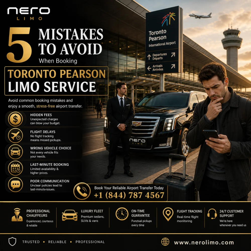 5 Mistakes to Avoid When Booking Toronto Pearson Limo Service Toronto Pearson Limo Service
