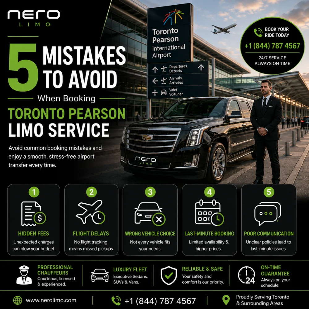 5 Mistakes to Avoid When Booking Toronto Pearson Limo Service Toronto Pearson limo service